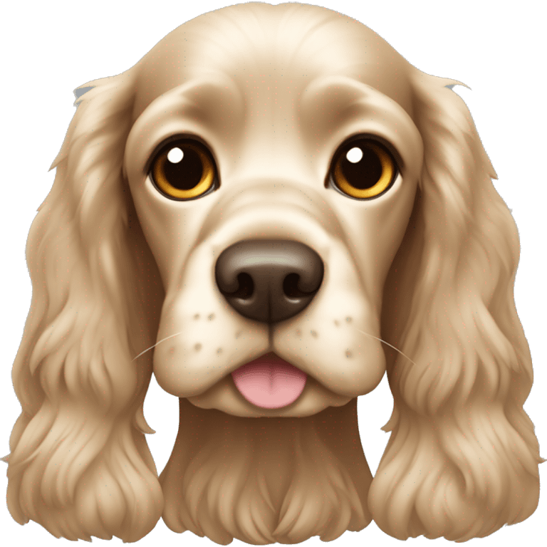 beige English Cocker Spaniel emoji