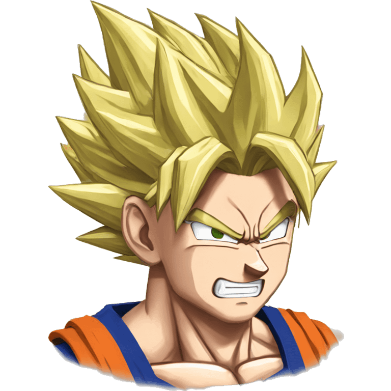 Super saiyan vegito face emoji