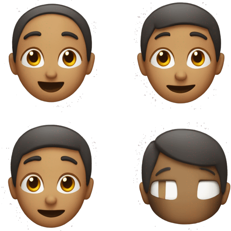 une emodji de basse qui clape des mains avec un visage neutre emoji