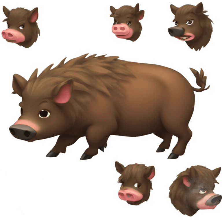 boar 😬 emoji