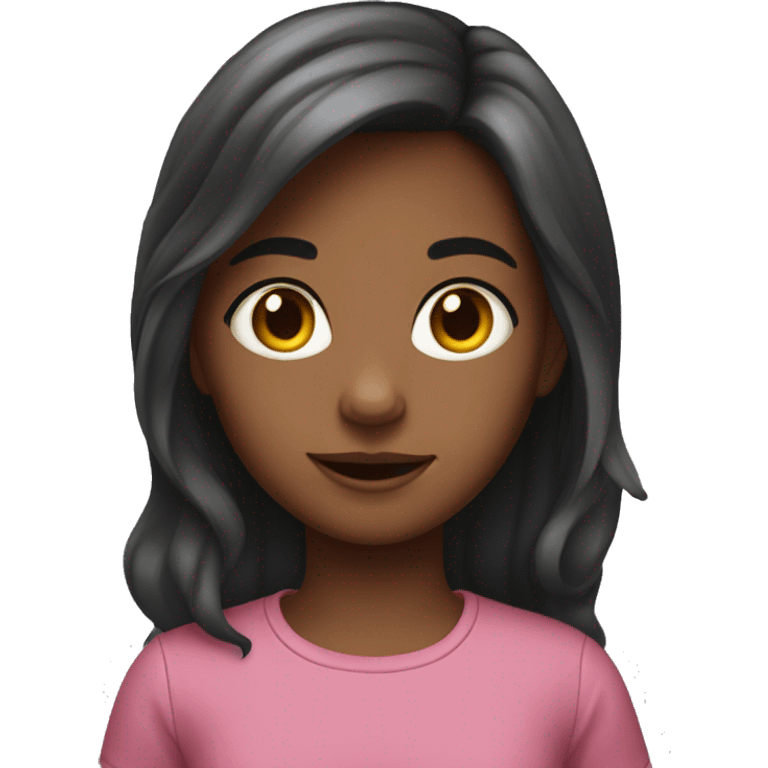 brunnete girl Kid emoji