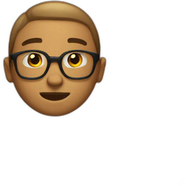 Emoji qui a une middle part garçon emoji