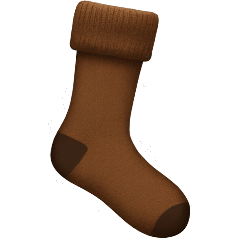 brown socks emoji