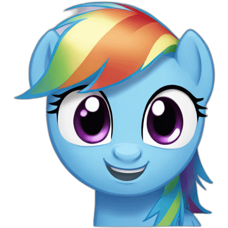 Rainbow Dash emoji