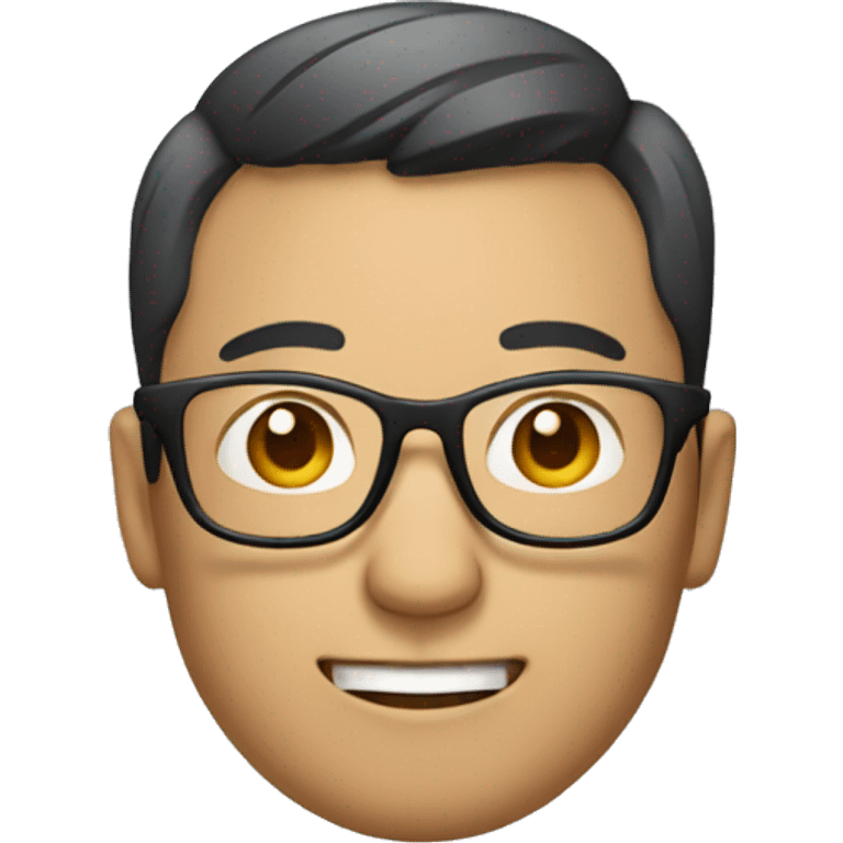 asian developer with glasses emoji