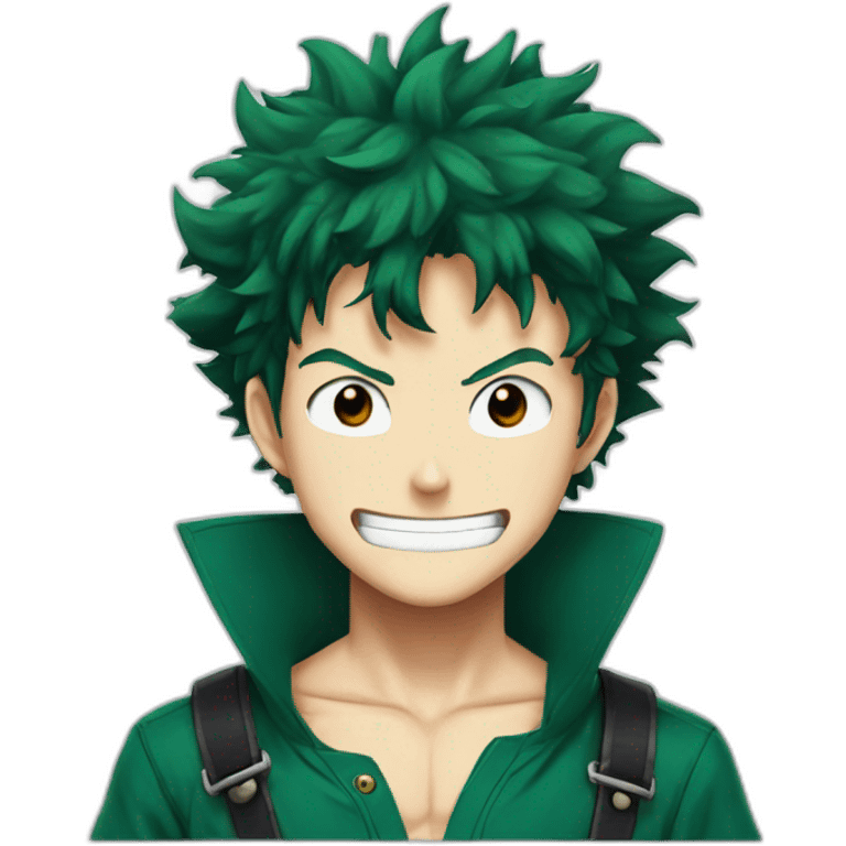 Izuku in one piece emoji