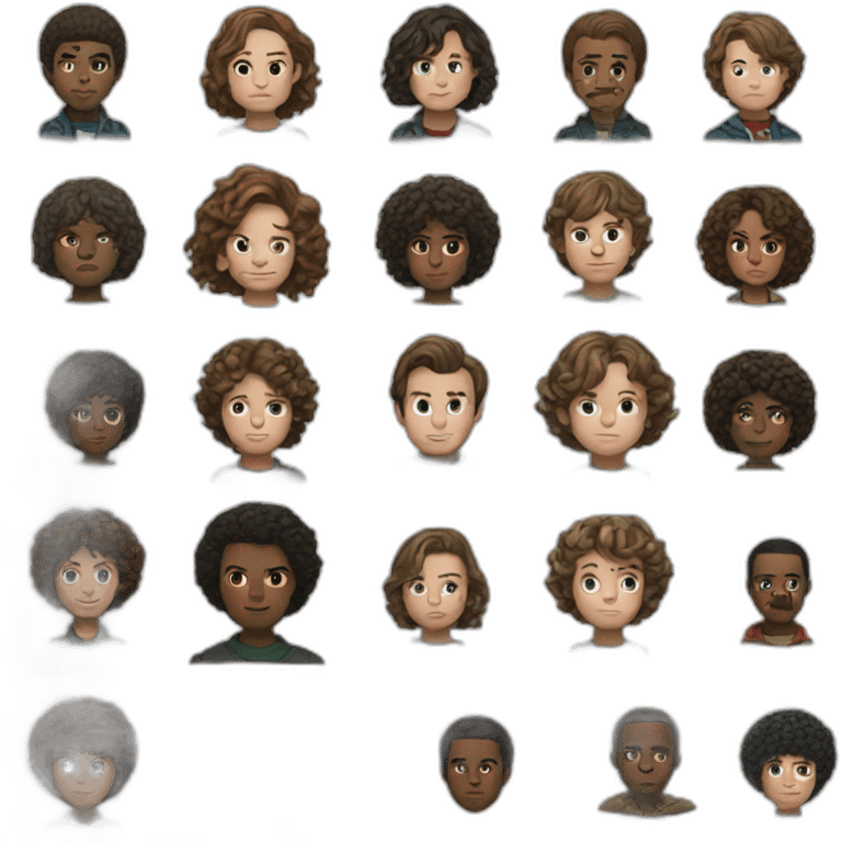 Stranger things emoji