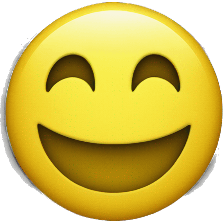 yellow smiley face with a black background emoji