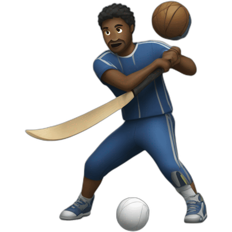 Person playing blade ball emoji