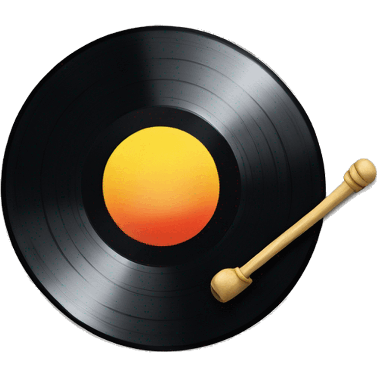 Vinyl record emoji