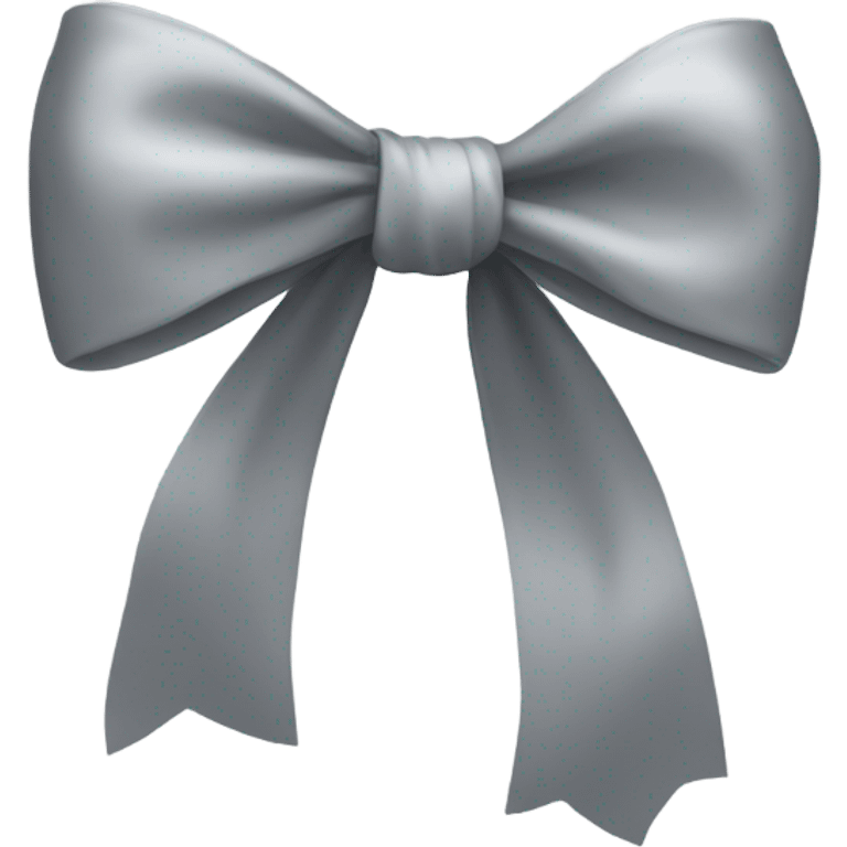 gray bow emoji