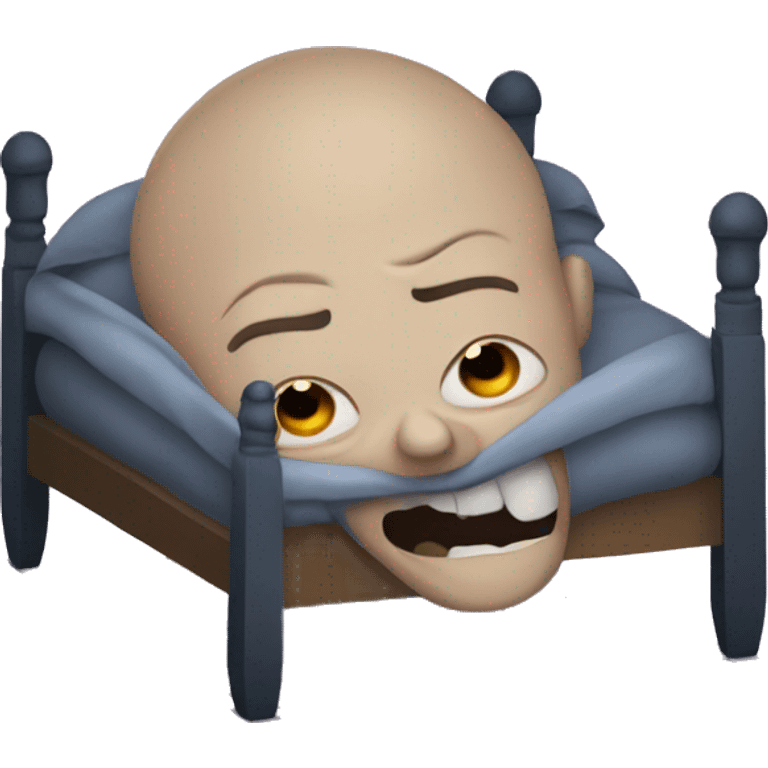 scary person under a bed emoji