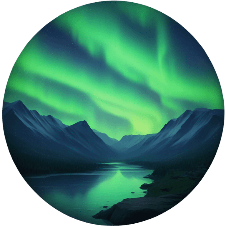 northern lights  emoji