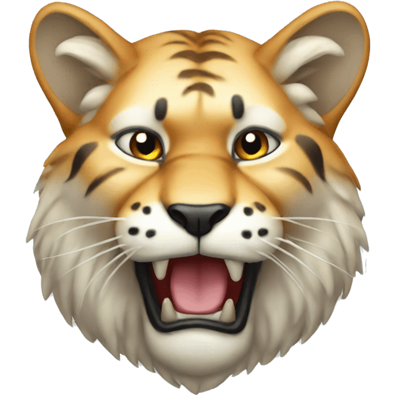 big cat head  emoji