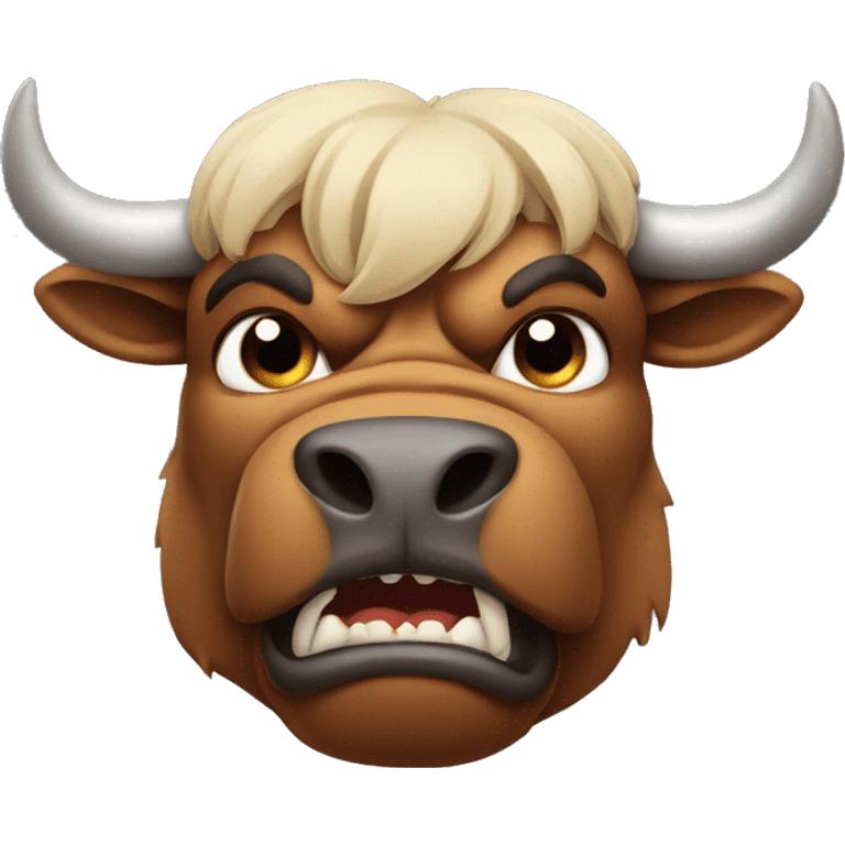 Bull angry emoji