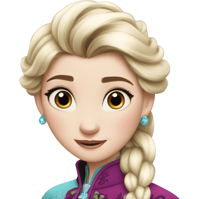 anna from frozen emoji