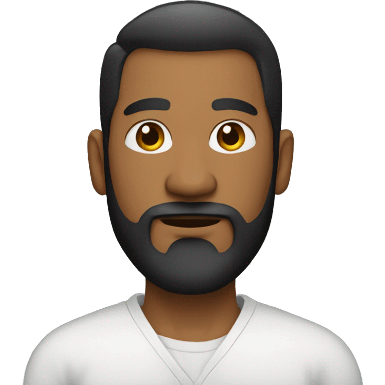 man with slick back hair and beard that's an artist emoji