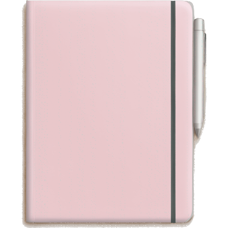 Light pink notebook emoji