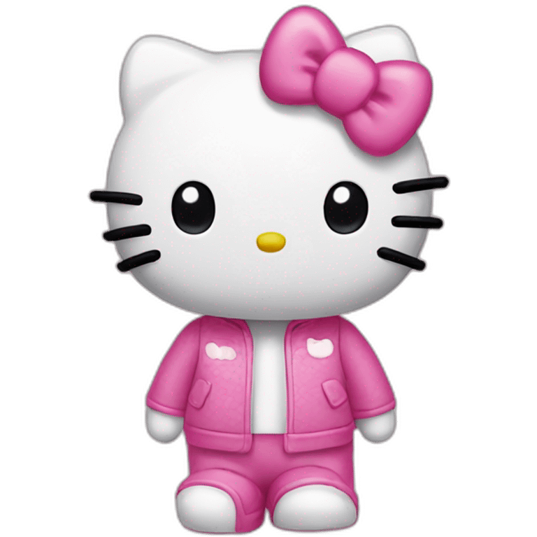 Pink hello kitty emoji