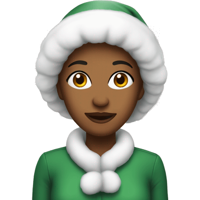 Coquette christmas emoji