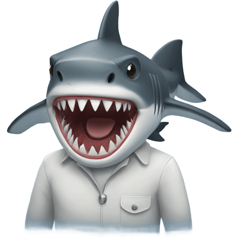 shark person emoji