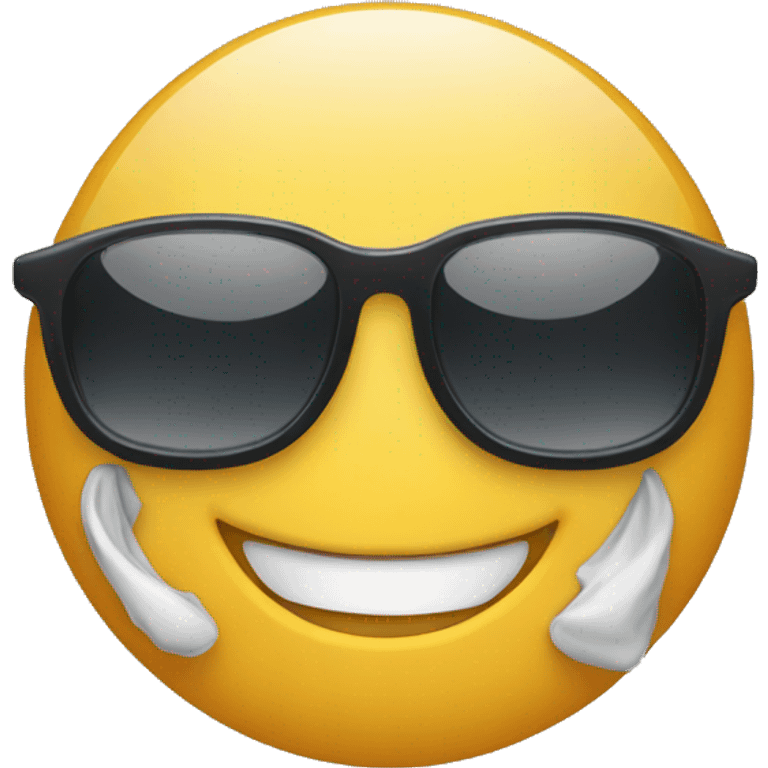 Smiling face with sunglasses  emoji