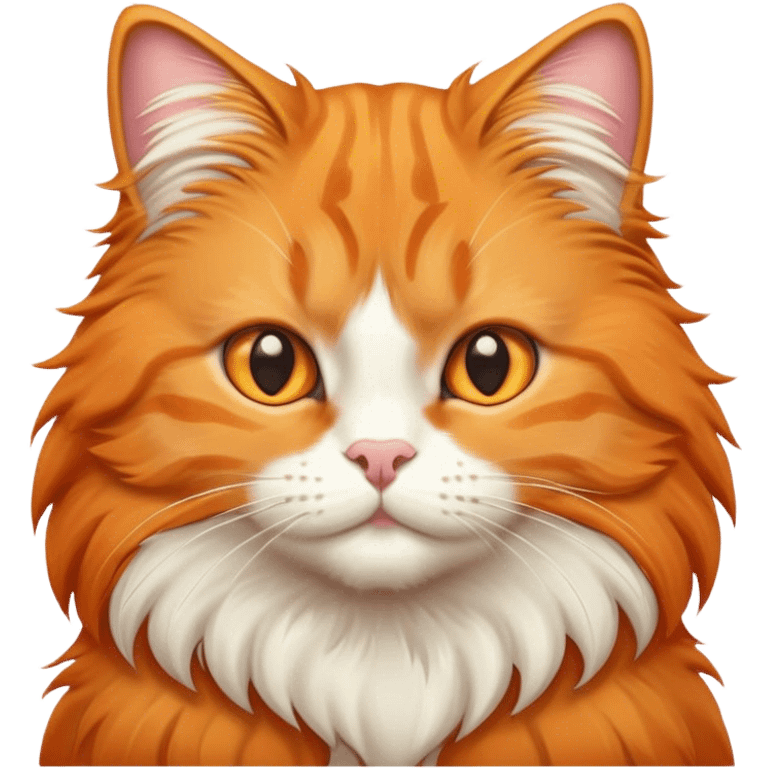 Orange fat cat  emoji