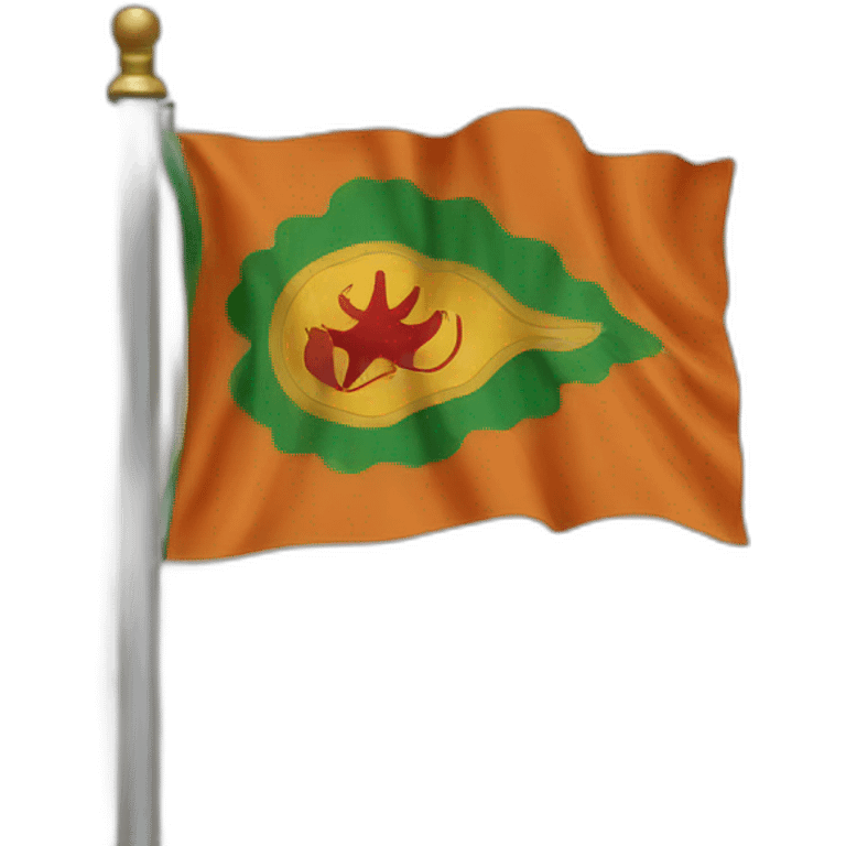 The flag of berbère emoji