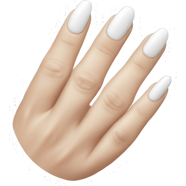 white nails emoji