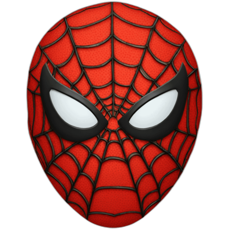 Red Spiderman-mask emoji