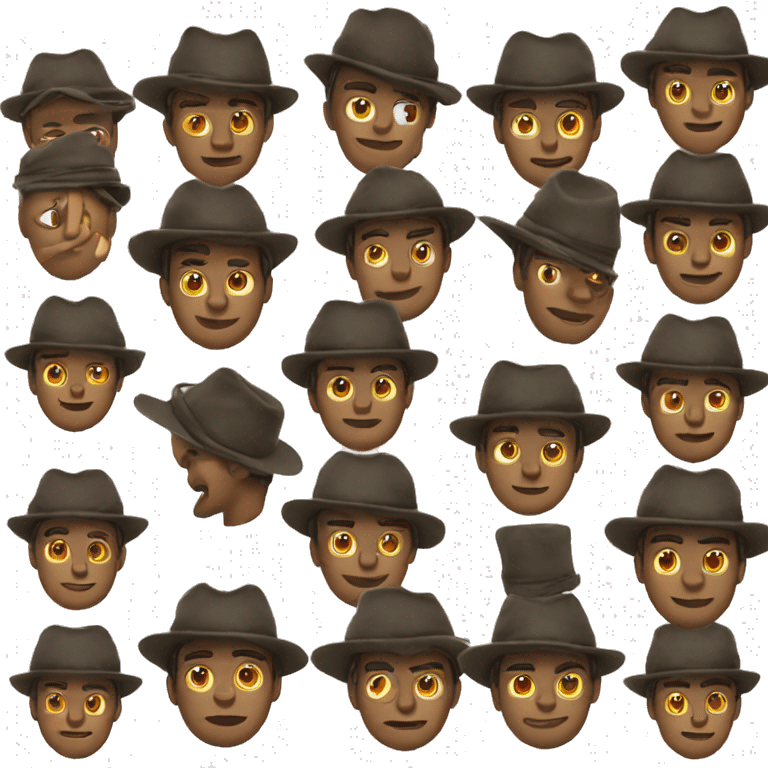 Man with hat emoji