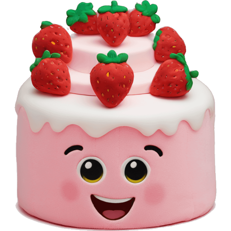 strawberry cake jellycat emoji