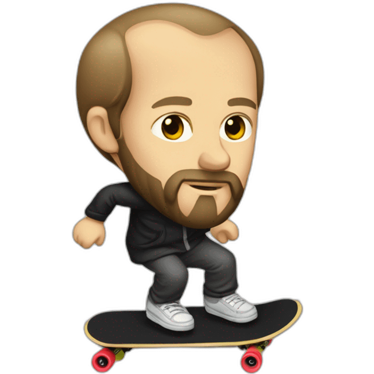 fyodor dostoevsky skateboarding emoji