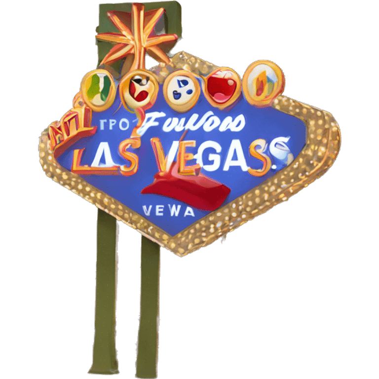 las vegas sign emoji