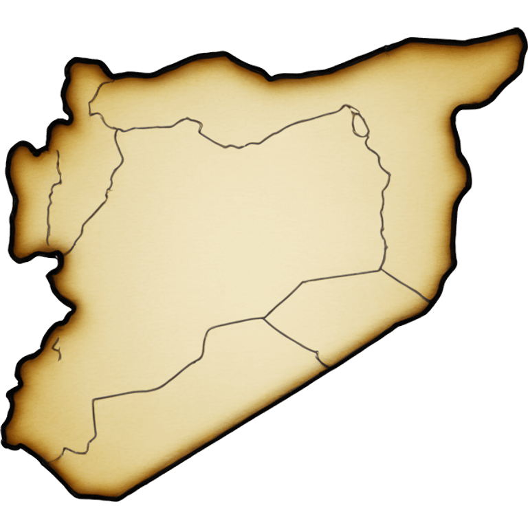 Syria Map Outline emoji