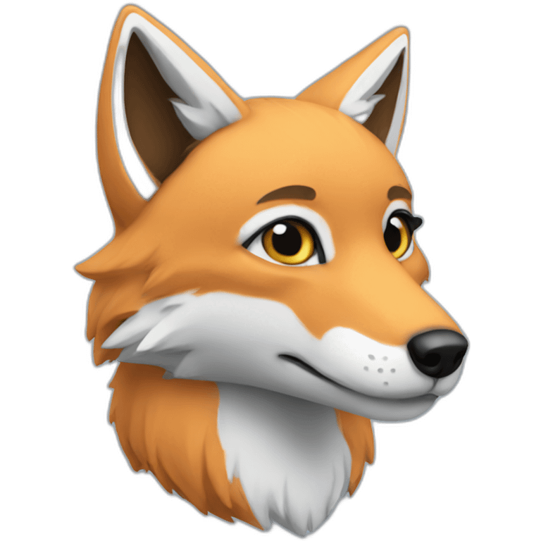 blue-fox emoji