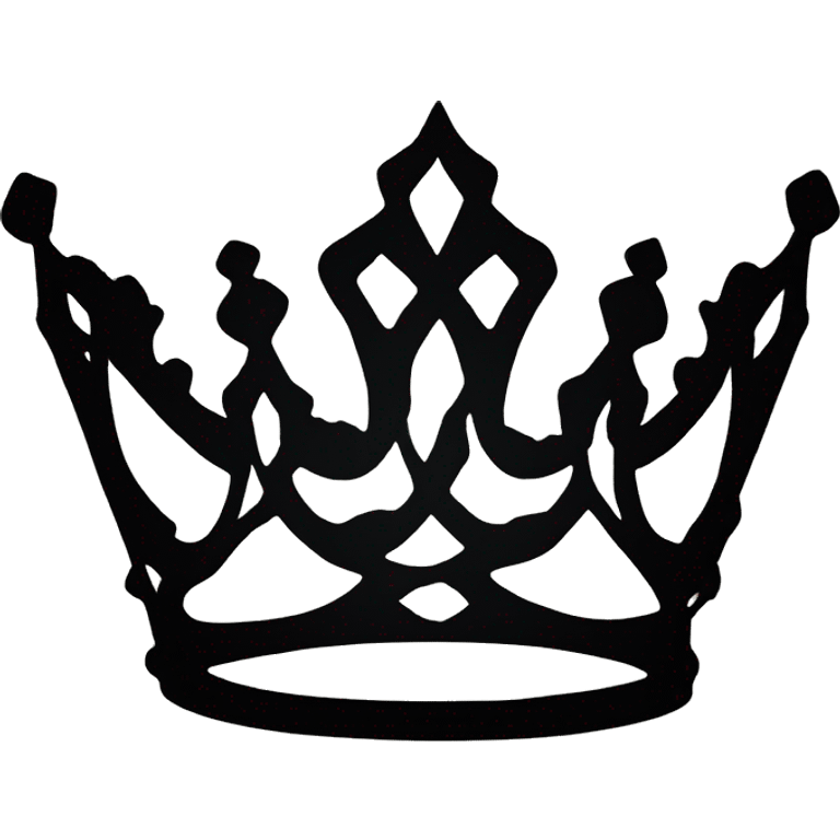 Black crown emoji