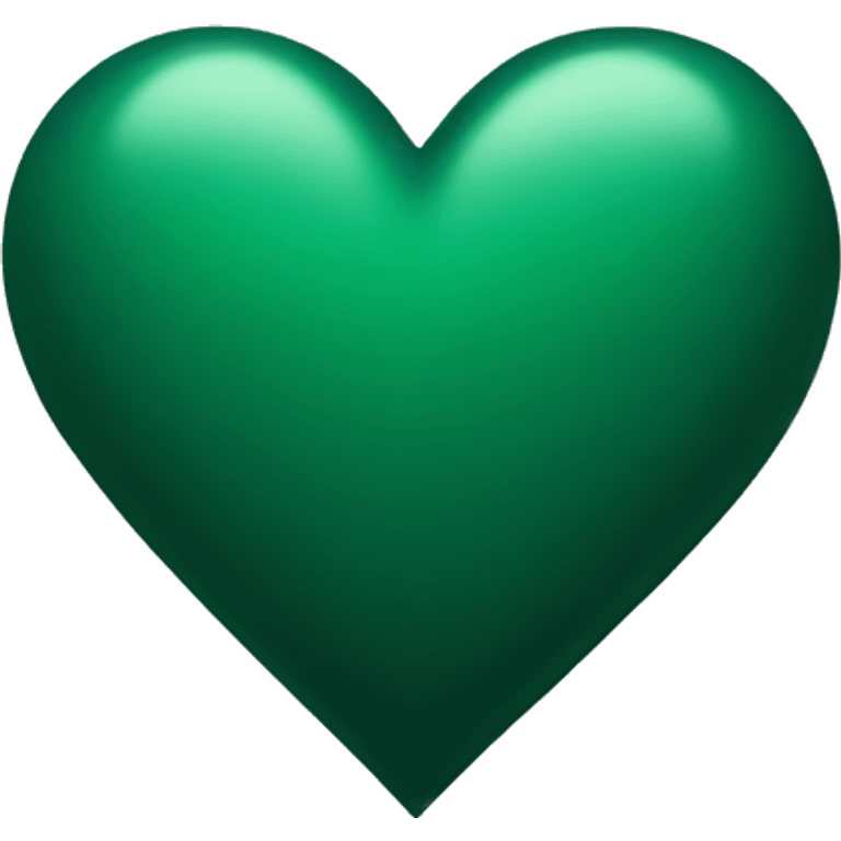 Dark Green Heart emoji