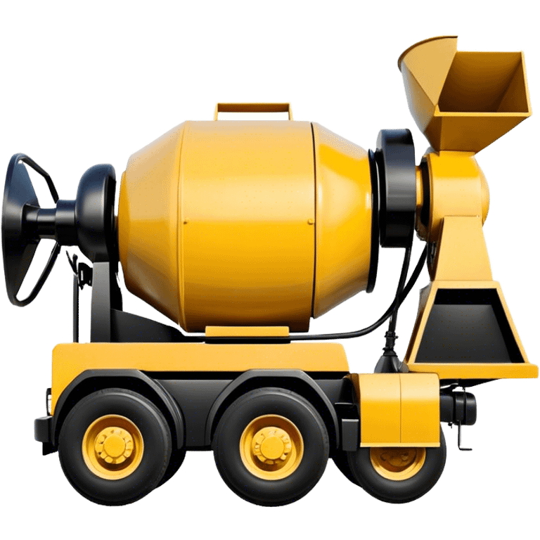 Cement Mixer - Mack Granite (Model Year: 2022) (Iconic colour: Yellow and black) emoji