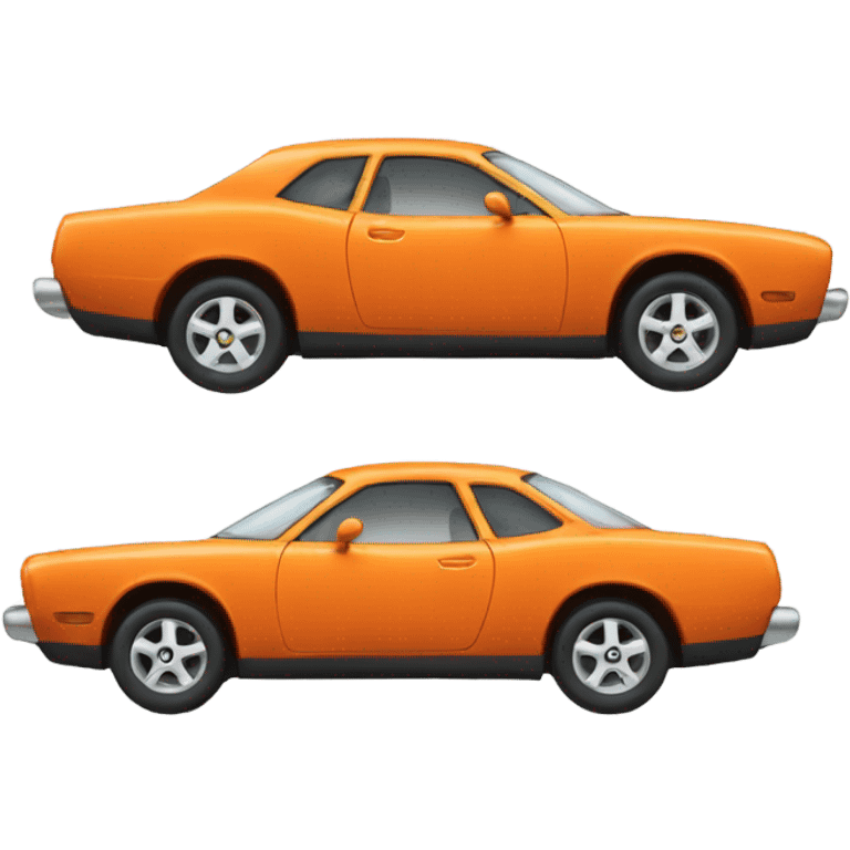 Orange car emoji