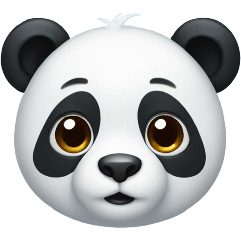 Blue panda emoji