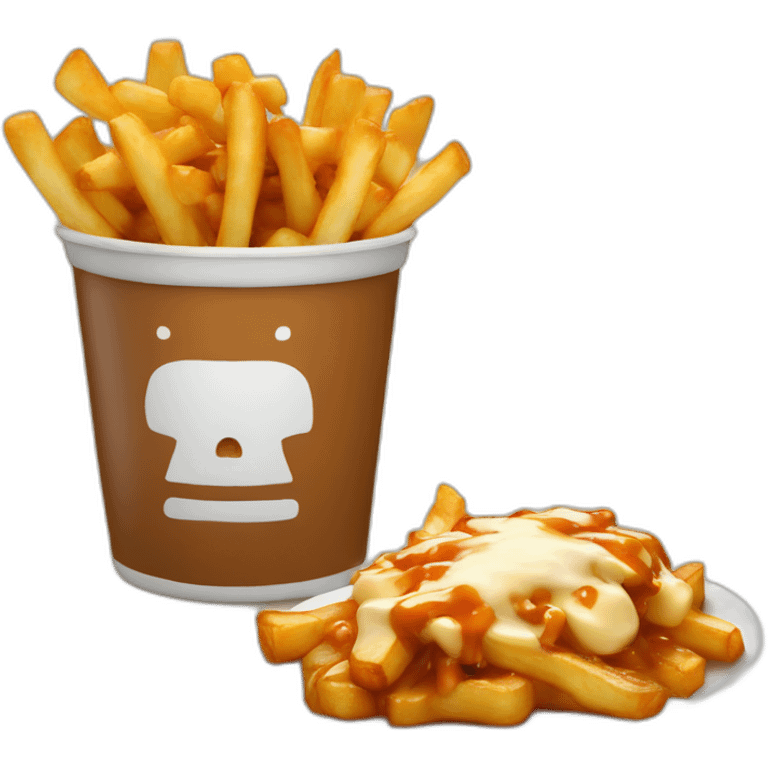 poutine en trotinnette  emoji