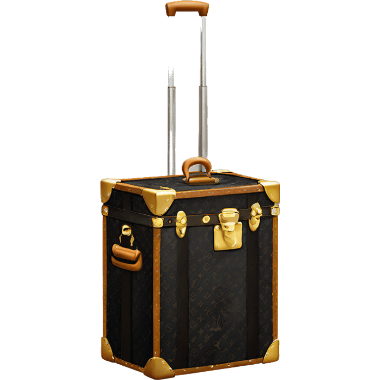 Black Luis Vuitton Trunk emoji