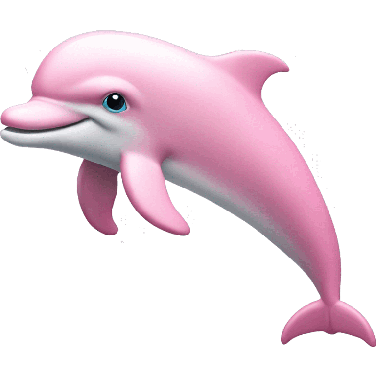 Pastel-pink-colors-dolphin emoji