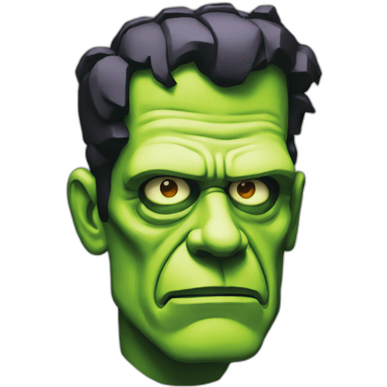 epic pop art Frankenstein emoji