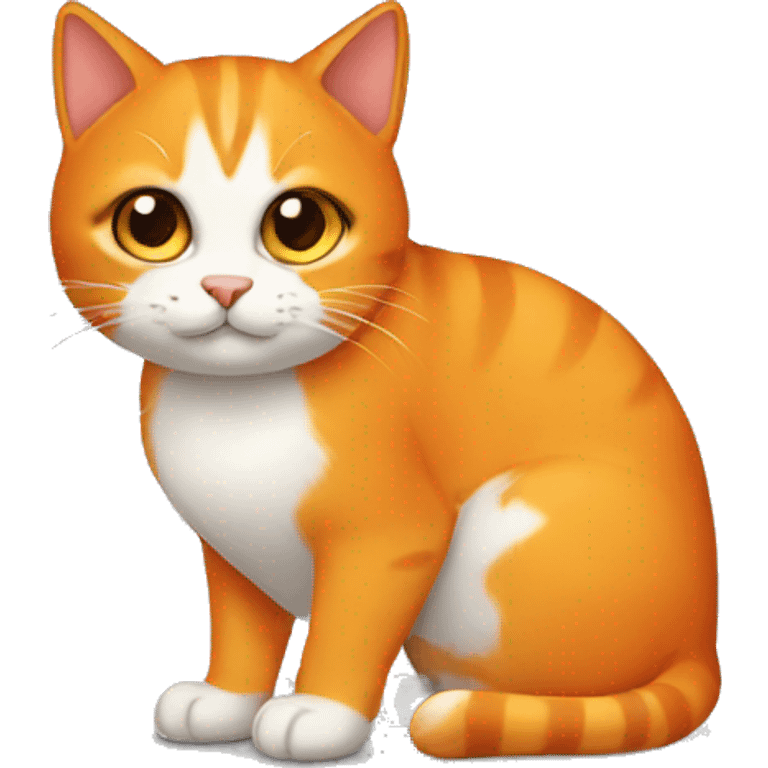 gato naranja emoji