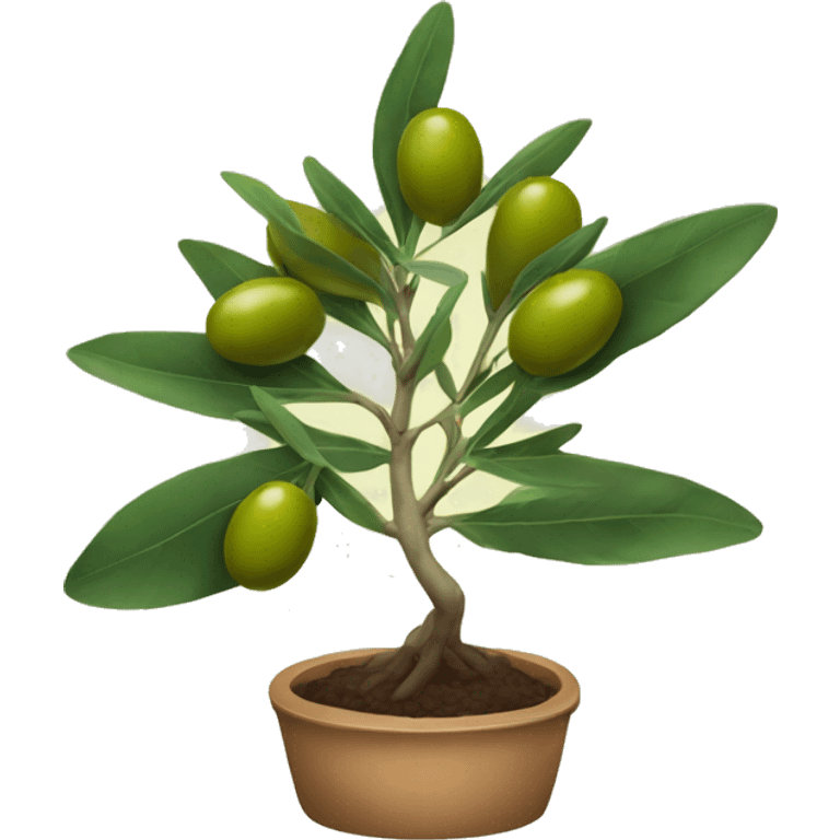 Olive plant emoji