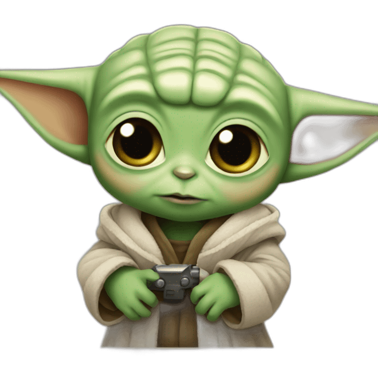 Baby Yoda as a teenager emoji