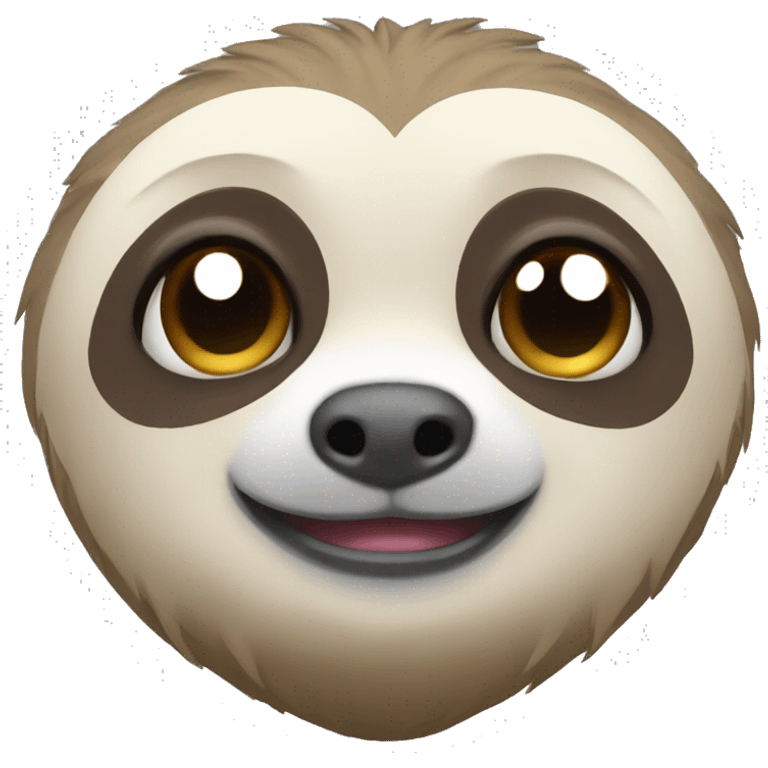 cute andriod sloth, head only emoji