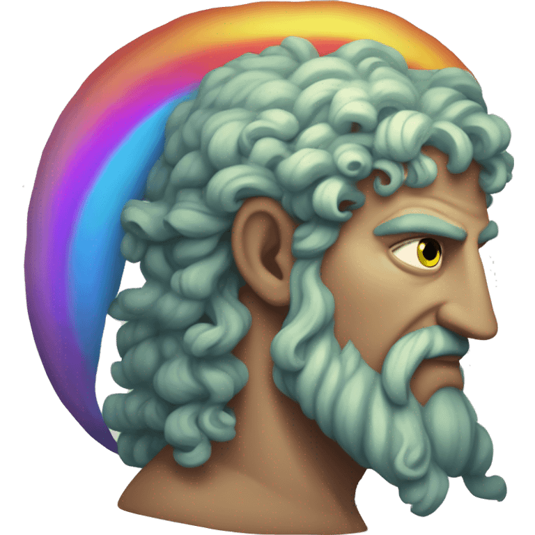 Rainbow  god of Greece mithology emoji